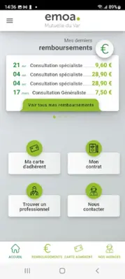 EMOA Mutuelle du Var android App screenshot 3